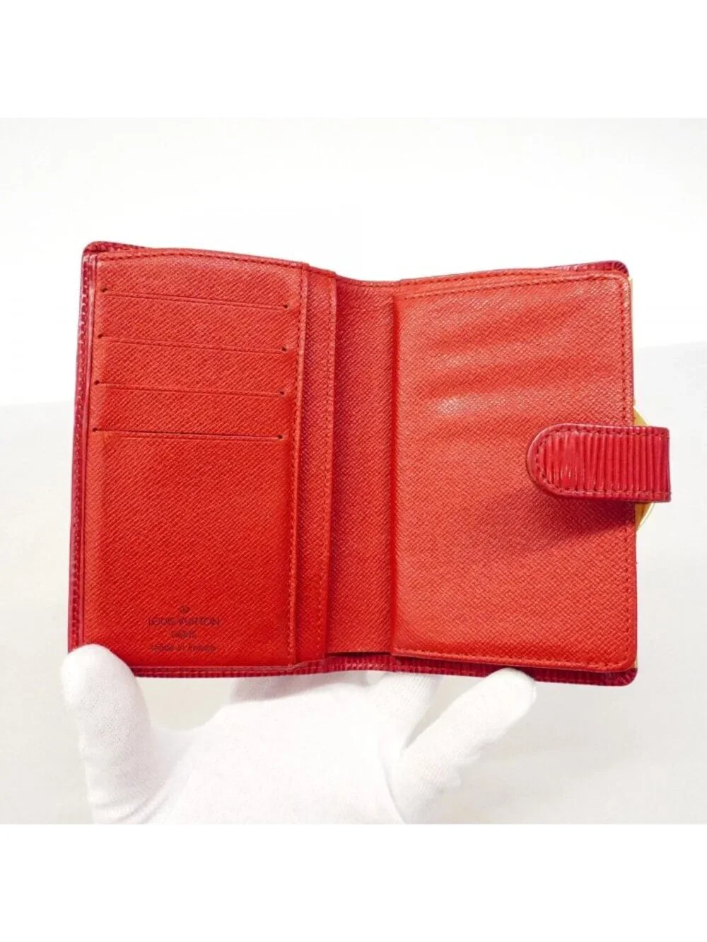 Louis Vuitton Wallet Epi Portomonevie Viennois Castilian
